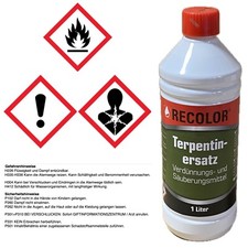 (4,69€-3,92€/L) 1 Liter Profi Terpentin Ersatz Verdünner Säuberungsmittel 1 - 12