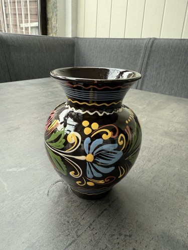 Alte antike bemalte vase - bemalte,
