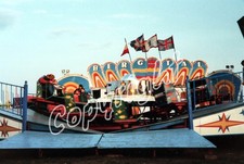 XXL Foto Karussell BERG- UND TALBAHN Krämer 1995 - Kirmes Schausteller DDR