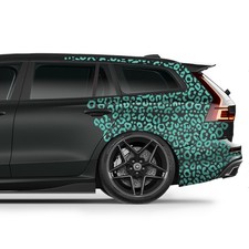 Autoaufkleber Leopard Muster