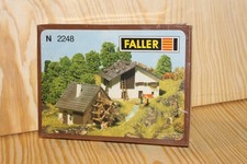 (BE0467) Faller N 2248 Wasserrad Mühle Scheune Bausatz Spur N 1:160