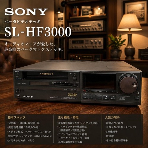 Sony hf3000 betapro - sl-hf3000,