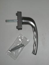 HOPPE New York Alu F9 stahl Fenstergriff 0810/U10 45° Fensterolive Rasterolive