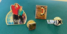 4 Sun Microsystems Pins  Logo