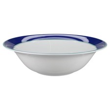 Schüssel groß Blauer Rand