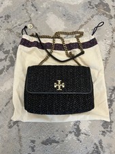 Tory Burch Kira Tasche Handtasche Crossbody Schwarz Leder