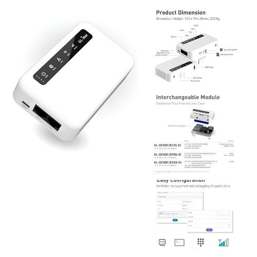 Inetgl xe300 4glte - (puli),