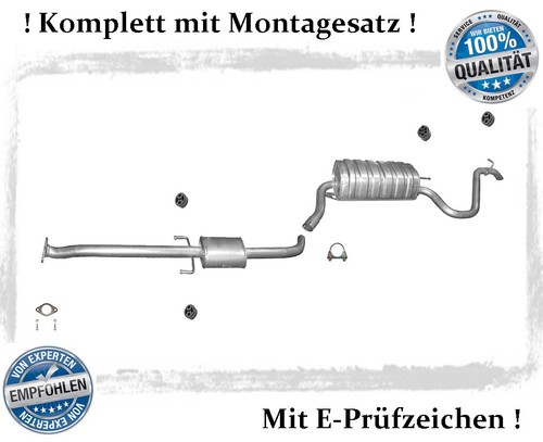 Auspuffanlage für kia cee - kia, cee´d