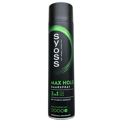 Syoss max hold - syoss/max, haarspray