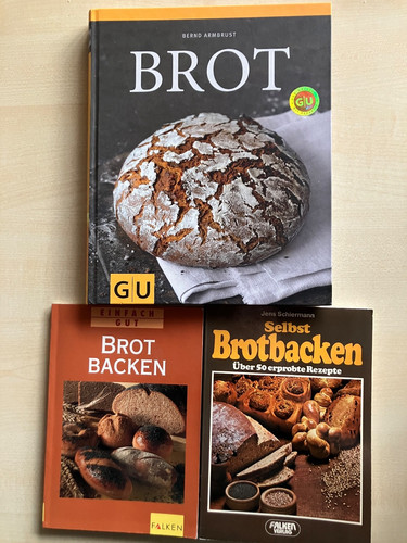 Backbuch brot backen - 3x,
