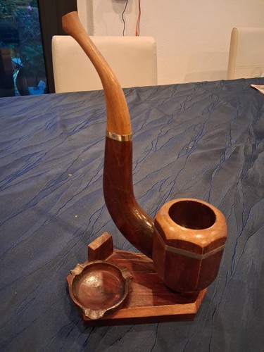 Antiker holzaschenbecher - antiker,