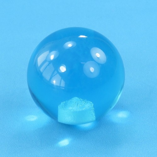 Zierteil kunststoff kugel blau - kugel,