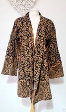 Vintage braun schwarz Paisley