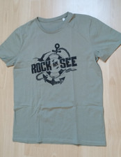 L "Rock am See" T-Shirt Oliv Kostanz guter Zustand! Anker, Rettungsring, maritim