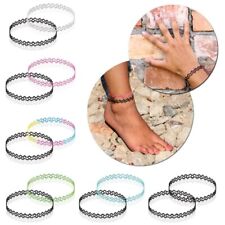 Armband Tattoo Armkette Arm Armreif Fußkettchen Boho Henna Choker Elastisch 