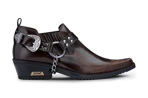 Herren leder western - leder,