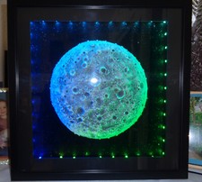 Mond. Leuchtkasten mit