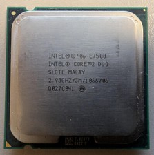 CPU  Intel® Core™2 Duo Prozessor E7500