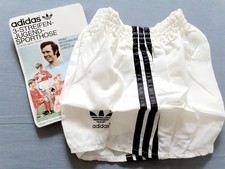 VINTAGE 80er 80s ADIDAS Glanz Nylon Fussball Shorts D164 Deadstock West Germany
