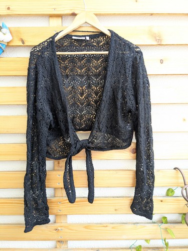 Strick bolero schwarz - strick,