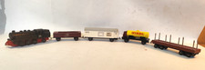 DDR Holzzug Eisenbahn Zug Güterzug Dampflok Minol Kühlwagen Kienel Holzspielzeug