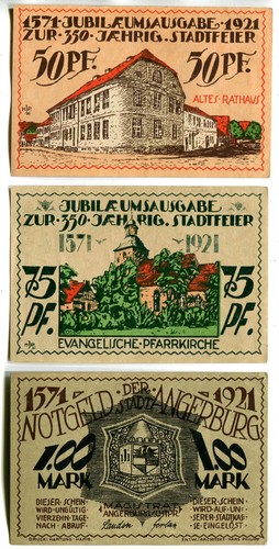 Notgeld angerburg - x,