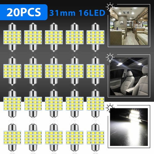 20pcs 31mm festoon - de3175, led