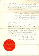 Alte Dokumente Testament von