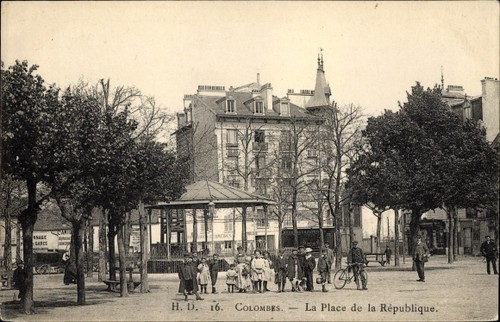Colombes hauts seine la - ak,
