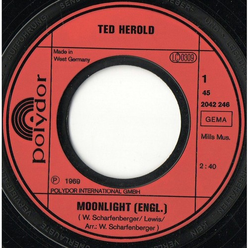 Ted herold moonlight hula - moonlight, /