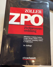 Zöller - Kommentar zur ZPO - Zivilprozessordnung