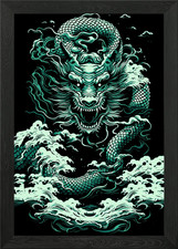 Shenron Anime gerahmtes