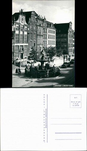 Postcard danzig - postcard,
