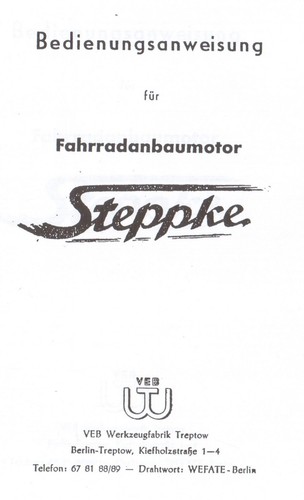 300333 bedienung anbaumotor - 300333,