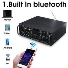 2000W Verstärker Stereo Amplifier HIFI Digital Bluetooth FM USB Vollverstärker