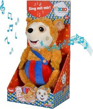 Simba 109241017 - Bobo Siebenschläfer Kuscheltier, Sing mit mir Plüschtier, 35cm