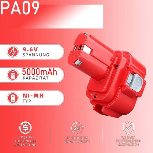 Pa09 akku für - makita, 9,6v