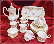 Mokkageschirr Porzellan Royal Albert Moss Rose - Teile auswählen - top ⚜️⚜️