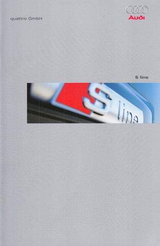Audi line prospekt brochure - audi,