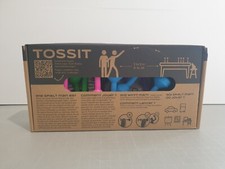 Tossit Saugnapf-Darts Set für 4 Spieler (Pink/blau/Lila/Grün)