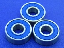 3 Stück SS 6000 2RS (10x26x8 mm) Edelstahl Kugellager Rillenkugellager Niro