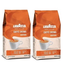 Lavazza Caffè Crema Gustoso 2KG Kaffeebohnen Stärke: 9/10 intensives Aroma