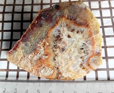 Achat-Auge mit Morion-Quarz-Füllung BERTHELSDORF OEG Sachsen Erzgebirge