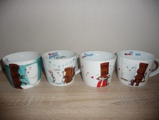4 verschiedene Kinder Riegel Tassen, 2 x 2018, 1 x 2021, 1 x 2024