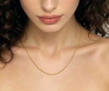 18'' Solid 18K Gelbgold 3,5mm