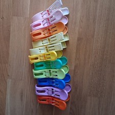 11 Große Wäscheklammern  15 cm  [stark, robust] Handtuchklammer gebraucht