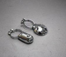 NOS REG Made in Italy Chromed Pump Clamp / 36g / Silver / Luftpumpen halter