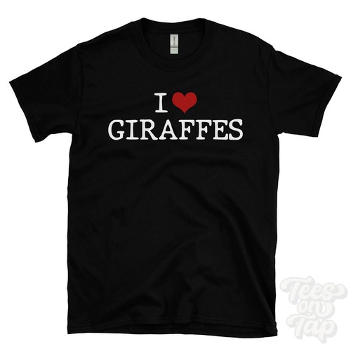 Love giraffen shirt - i,