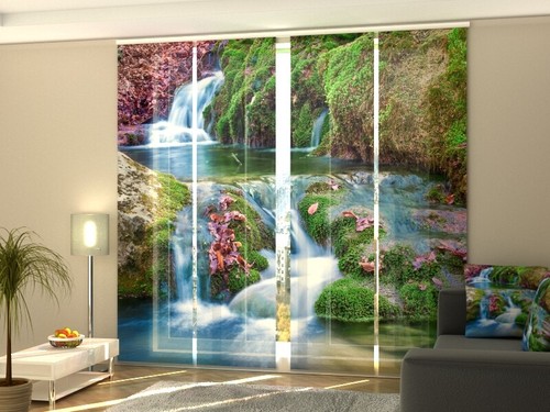 Foto schiebegardine wasserfall - foto-schiebegardine,
