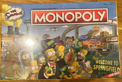 Simpsons monopoly brettspiel - simpsons,